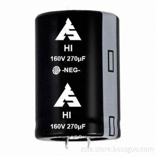 HI Series Long Life and High Temperature Snap-in E-cap Aluminum Electrolytic Capacitor